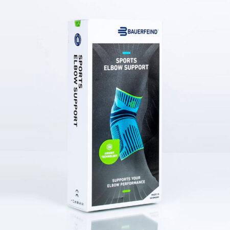 Verpackung Ellenbogen-Sportbandage Bandage Bauerfeind Sports Elbow Support