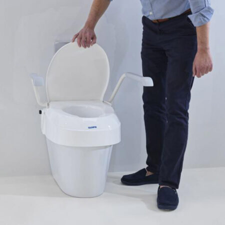 Toilettensitzerhöhung mit Armlehnen Aquatec AT 900